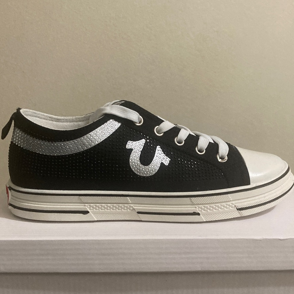 True Religion Black and White Sneakers